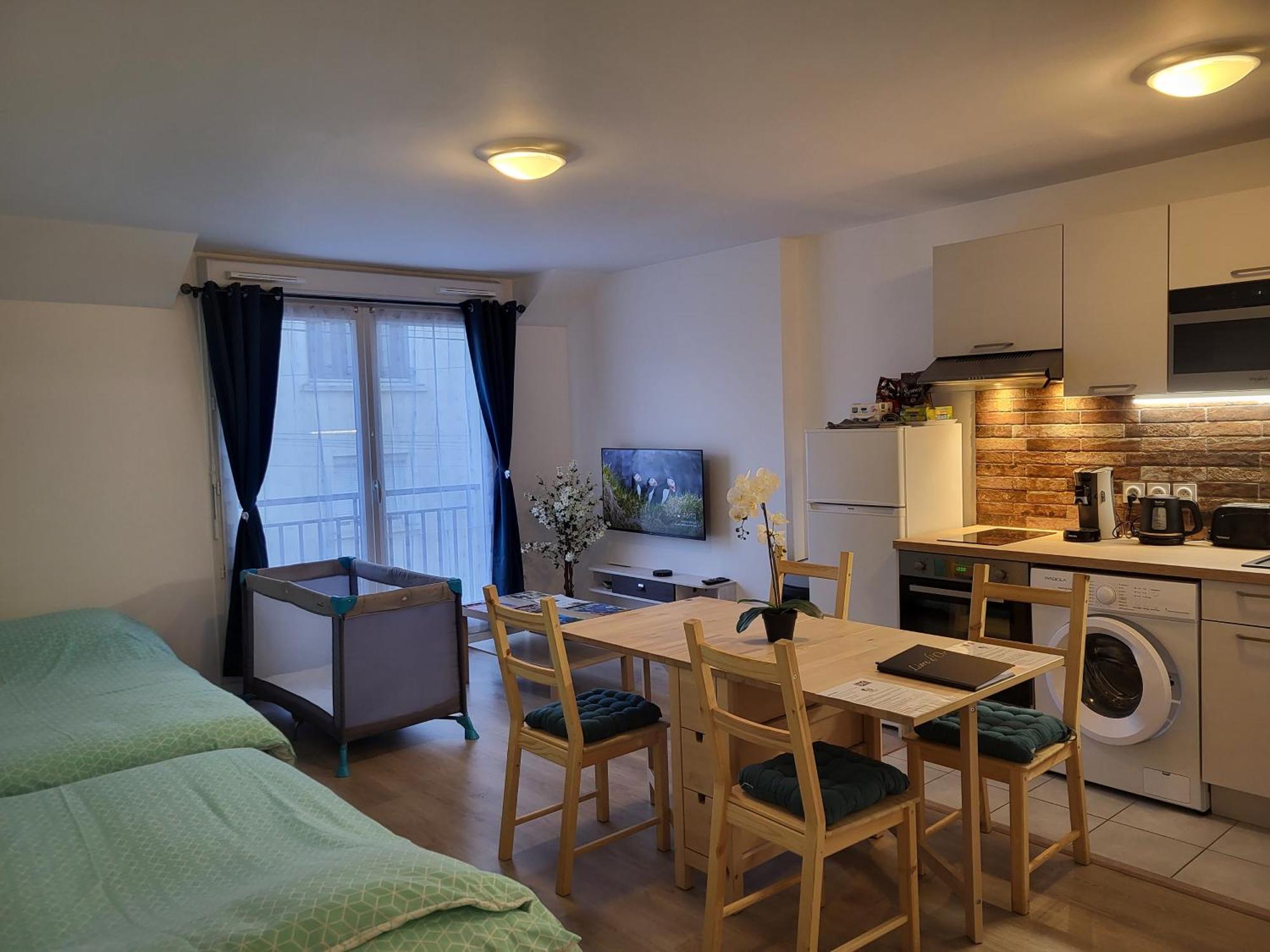 Studio Cosy A 5 Minutes De Disneyland Paris Chalifert Exterior foto